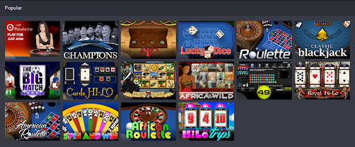 bet9ja casino games