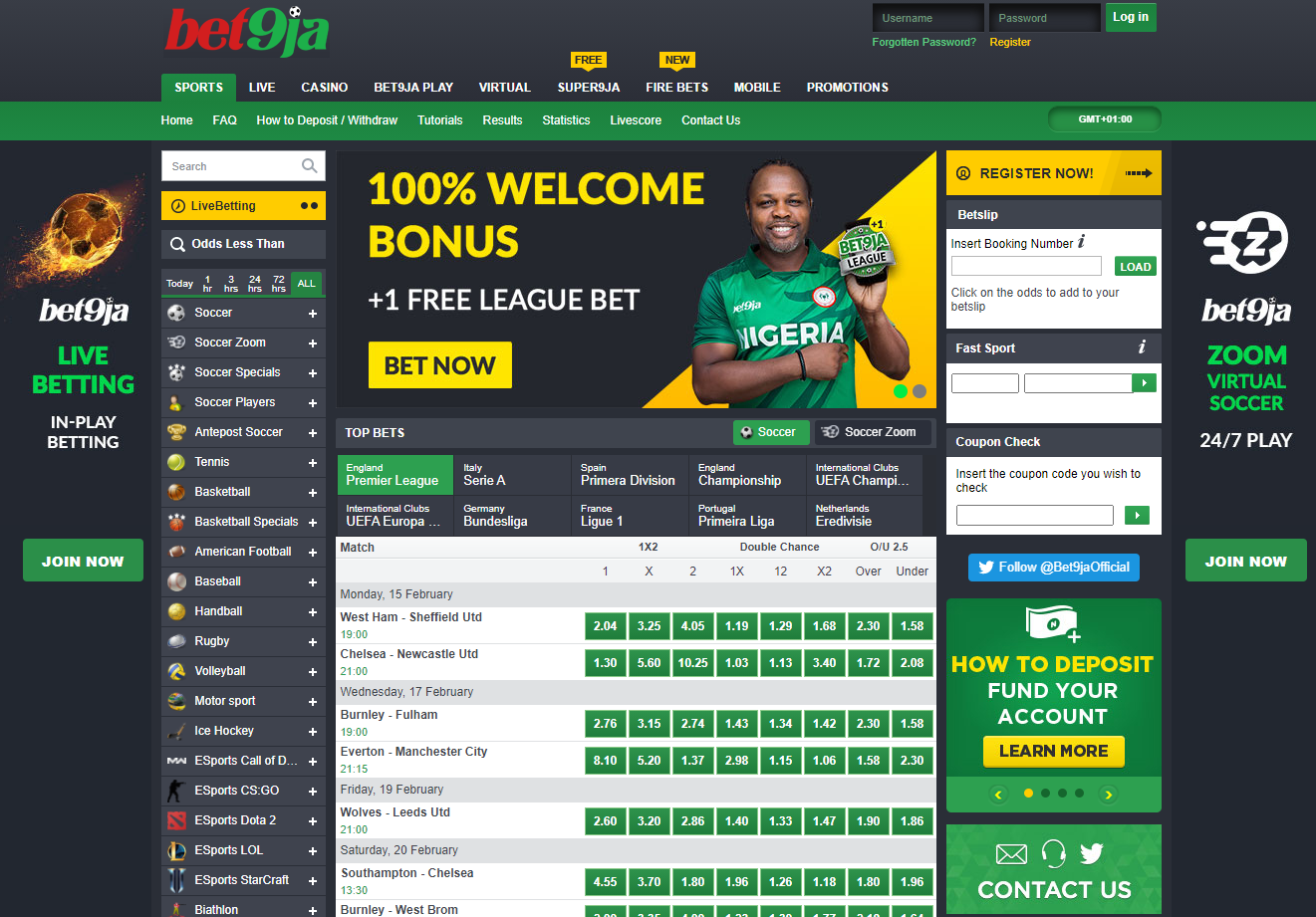 Bet9ja Booking Number for Tomorrow Coupon - wide 4